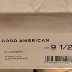 Good American BNIB- Square Toe Patent Leather Heeled Booties Photo 6