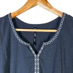 Kuhl  Shay Tank Top Womens Black Sleeveless Embroidered Size S Boho Hippie Photo 2