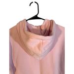 Adidas  Pink Long Sleeve Cotton Hooded Casual Pullover Sweatshirt Women Sz S Photo 3