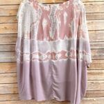Young Fabulous and Broke Blouse Women’s Size Medium Tie Dye Asymmetrical Sleeves Photo 1