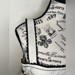 Only  Felucia Woven Maxi Dress 100% Organic‎ Cotton Medium Ivory Black EUC Photo 2