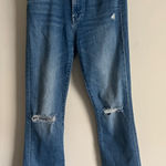 Mother The Hustler Ankle Fray Jeans 26 Blue Photo 0