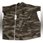 Nanavatee Green Camo Long Sleeve Open Knit Fuzzy Soft Cardigan Sz S/M Photo 8