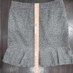 Ann Taylor Loft Wool Tweed Skirt W ruffle Sz 10 Photo 6
