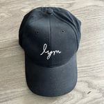 Love Your Melon LYM  Black & White cursive lettering baseball hat unisex Photo 1