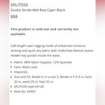 Splits59  studio stride mid‎ rise capri 8 Photo 4