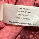 Patagonia  Medium Capilene Top Floral Stretch Cap Sleeves Round Neck Pink Multi Photo 8