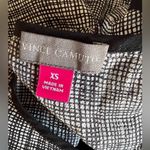 Vince Camuto  Gray Black White Textured Sleeveless Patterned‎ Blouse Top Photo 3