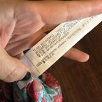 ZARA red flowers daisy print blouse shirt tee top long sleeve off shoulders sz s Photo 3