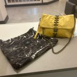 KIM KARDIASHIAN Yellow Studded Shoulder Bag by KDASH rare find Photo 1