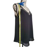 Lulus Sweet Fling Black Mesh Tank Top Women's Size:S Photo 8