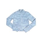 Lululemon Pace Pursuit Long Sleeve Half Zip Jacket Incognito White Snow Camo 6 Photo 2