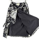 Talbots Vintage Midi Wrap Skirt Women 4 Blue Nautical Sailing Coastal Resort Photo 7