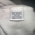 Bryn Walker  Cream Hooded Sweatshirt XL Made in USA 3/4 Dolman Sleeves Photo 4