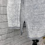 American Eagle lightweight waffle print distressed vneck grey & white sz S Photo 2