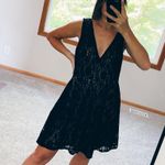 BCBG Maxazria Black Lace Dress - Size Large Photo 3