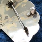 TAXCO 925 Silver & Abalone Fan Pendant Brooch Photo 9