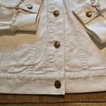 Draper James  Womens Plus Size Magnolia White Denim Jacket Size 2X NWT $150‎ Photo 4