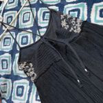 American Eagle  Criss Cross Embroidered Flowy Tank Photo 4