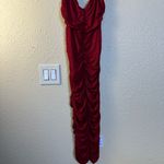 ASOS Ruched Bodycon Dress in Oxblood SZ 10 NWT Red Photo 10
