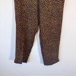 J.Crew Brown Animal Print Casual Jogger Pants Womens 8 Jamie Style Pull On Photo 10