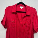 Dress Barn Vibrant Timeless Romantic Holiday Feminine Lightweight Womens Shirt XL Photo 2
