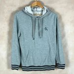 Calvin Klein JEANS Gray Logo Hoodie Size SMALL Photo 2