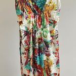 Diesel NWOT  Women Floral Midi Dress Oversized Size XXS Pocket Photo 7