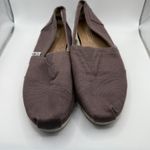 Toms Alpargata Classic Slip On Casual Comfort Shoes Dark Grey Print Size 7 Photo 1