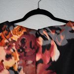 Cynthia Rowley Red Floral Scuba A-Line Dress Size 2 Photo 5