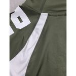 PINK - Victoria's Secret  Women's Track Jacket M Army Green Half Zip Thumbholes Photo 11