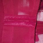 Goddess 50E Pink Red Lace Bra Size 2X Photo 4