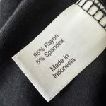 Lane Bryant Black Cold Shoulder V Neck Maxi Dress Women Size 14 16 Rayon NWT Photo 6