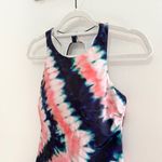 Athleta Tie Dye High Neck Tankini Top NWT 34B/C Photo 4