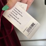 NWT Revelry Skye Evening Gown Velvet Bridesmaids Dress Cowl Neck Sexy Size 12 Red Photo 12