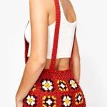 Rust Granny Square Crochet Jumper Romper Overall Size undefined Photo 1