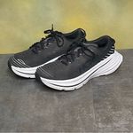 Hoka One One Bondi X Women's Black & White Running Shoes Size 9.5B Photo 1