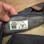 Havaianas HAVAINAS BLUE DENIM LOAFER SLIPPERS RUBBER SOLE SZ 7 EUC Photo 9