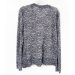 Tory Burch Merino Wool Floral Print Knit Long Sleeve Cardigan Sweater Size Large Photo 1