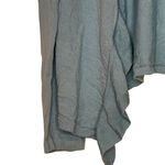 Talbots Womens Open Sweater Size Medium Teal 100% Merino Wool Knit Long Sleeve Photo 2