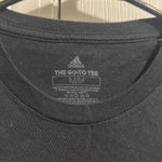 Adidas  Black T-Shirt with Red Logo Photo 2