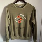 Romwe New Positive Affirmation Graphic Print Lightweight Pullover Sweatshirt Photo 8