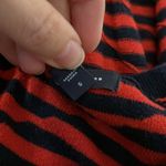 Gap ⭐️ Women's Blue Red Offset Striped Sweater Shirt Size Small Photo 4