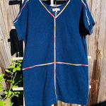 Madewell  Isadora Embroidery Easy Dress M Blue Photo 0