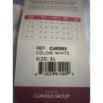 Brand New Curveez Women's Size XL White Incredibly Shaping Jacquard Cami Shape Photo 4