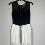 BCBG MaxAzria Giovanna Silk Blend long Black and white Dress
Size: Small Photo 5