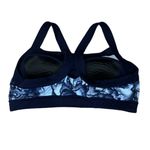 Love Of Ballet “Francoise Floral” Racerback Sports Bra L – Black Marble Blue Size M Photo 3