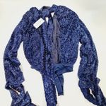 Lovers + Friends Estella Bodysuit in Navy Small Photo 9