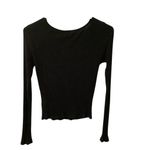 Me to We  Black Crisscross Front Long Sleeve Top Photo 6