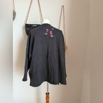 Vintage Quaker Factory Cowboy Boots Sweatshirt Western Sweater, Size 2X Black Photo 2